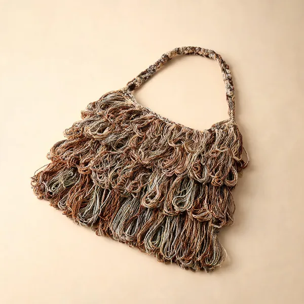 Chestnut_Crochet_Frilled_Satchel_Bag_For_Women