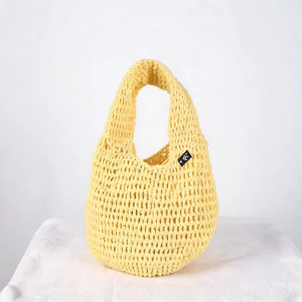 Sunny_Yellow_Cotton_Crochet_Beach_Tote_For_Unisex