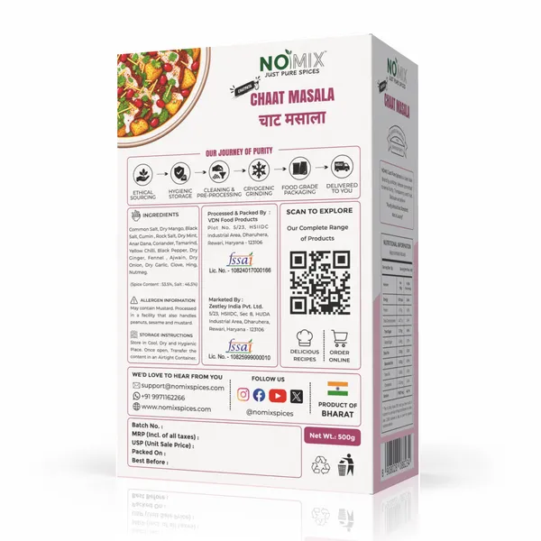 NOMIX_Chatpata_Chaat_Masala_500g_-_1_Box_-_500g
