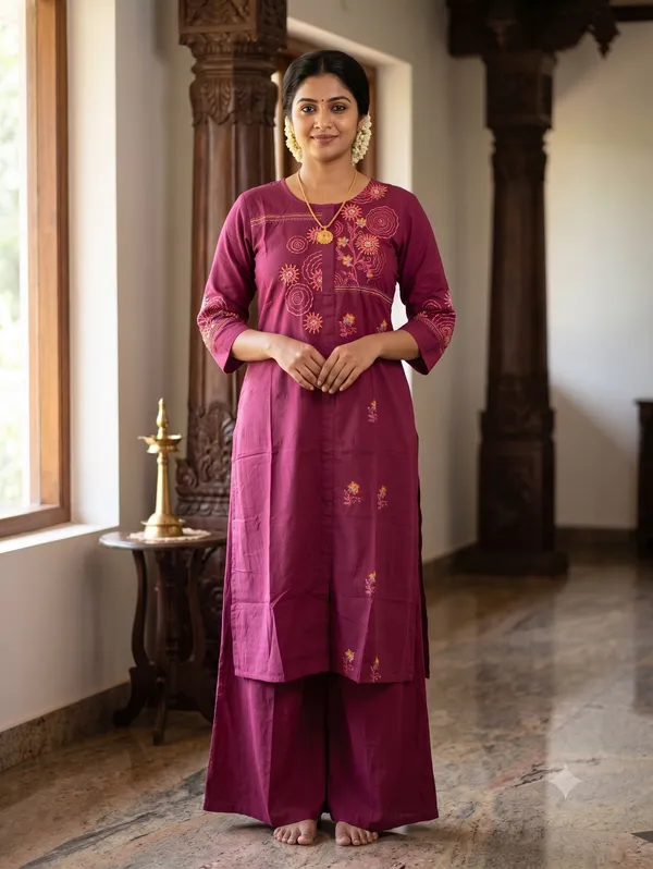 The_Gulnaz_Mulberry_Plum_Embroidered_Roman_Suvi_Slub_2_Piece_Palazzo_Suit_Set_62127