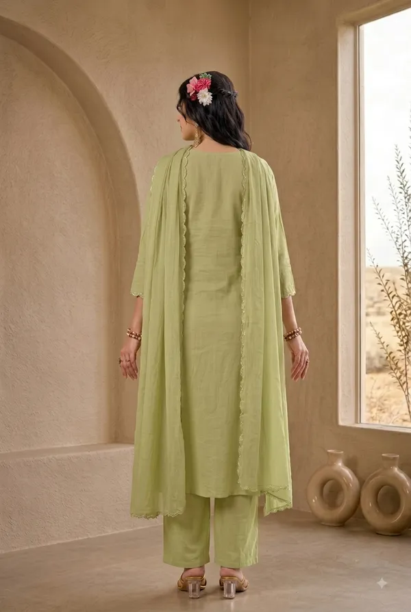 Sage_Bloom_Hand_Applique_Mal_Chanderi_Anarkali_Suit_Set_With_Sheer_Scalloped_Dupatta_0250