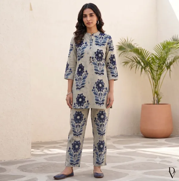 Floral_Print_Mul_Cotton_2_Piece_Co_Ord_Set_Fsrd277