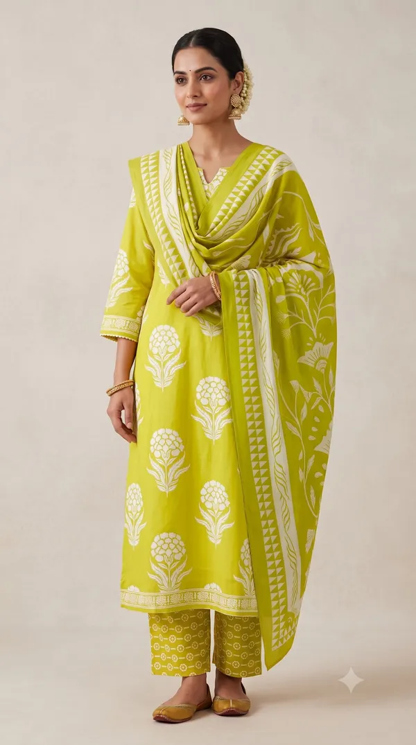 Pastel_Blossom_Hand_Block_Printed_Pure_Cotton_3_Piece_Unstitched_Churidar_Dress_Material_Set_With_Soft_Mulmul_Dupatta_Fs2061b