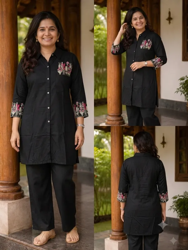 Black_Heavy_Rayon_Floral_Embroidered_Co-Ord_Set_For_Women