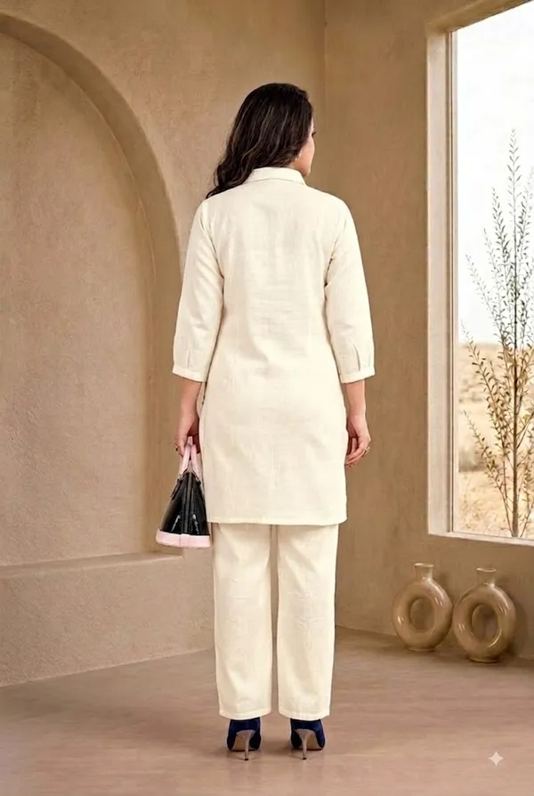 Off-White_Double-Cloth_Woven_Cotton_Hand-Embroidered_Co-Ord_Set_For_Women