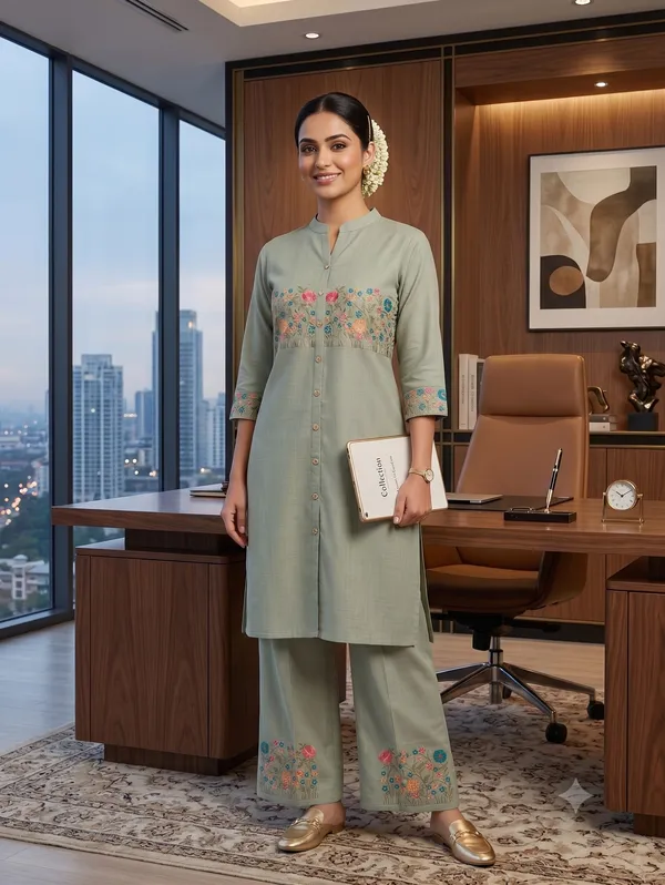 Grey_Vetican_Floral_Embroidered_Co-Ord_Set_For_Women
