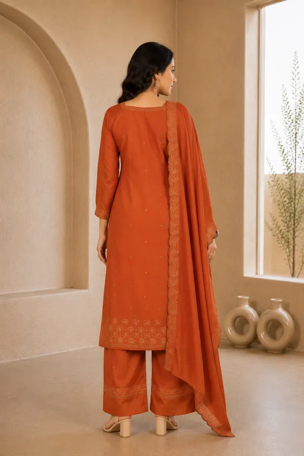 The_Terracotta_Rust_Vatican_Fabric_Schiffli_Boring_Work_3_Piece_Suit_Set_62117