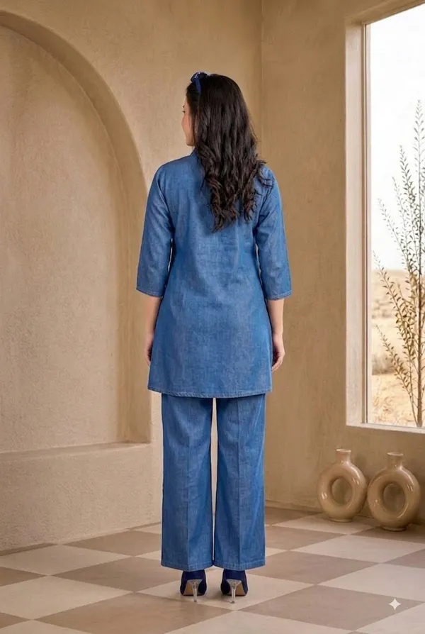 Indigo_Luxe_White_Embroidered_Soft_Denim_Tunic_Wide_Leg_Co_Ord_Set_323