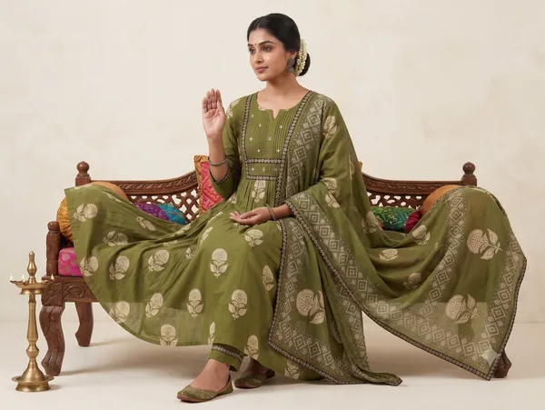 Hand_Block_Printed_Pure_Mulmul_Cotton_3_Piece_Suit_Set_Fsrd278a