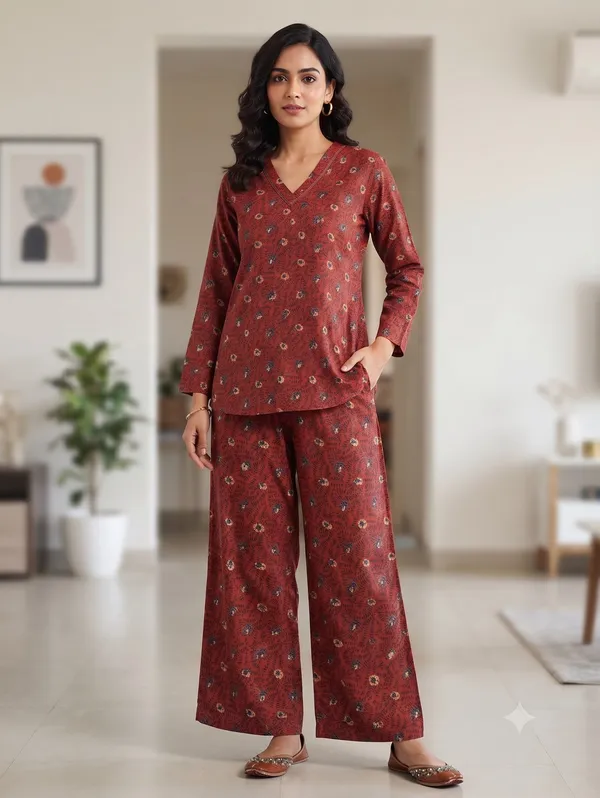 Modal_Silk_Ajrak_Print_2_Piece_Co_Ord_Set_Fsrd199