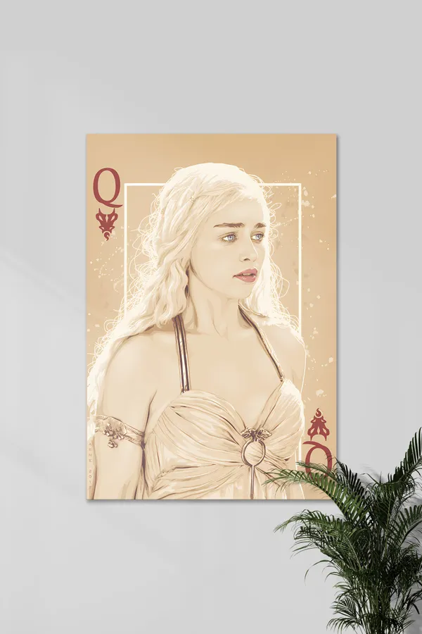 Daenerys_Targaryen_Playing_Card_Got_01_Series_Poster