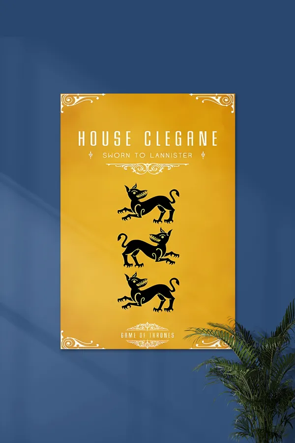 House_Clegane_X_Game_Of_Thrones_Got_02_Series_Poster