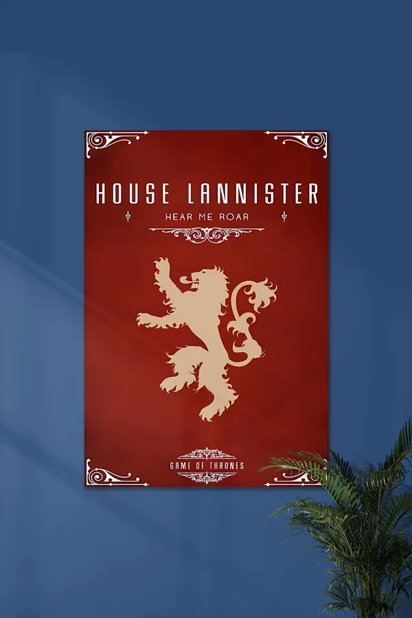 House_Lannister_X_Game_Of_Thrones_Got_02_Series_Poster
