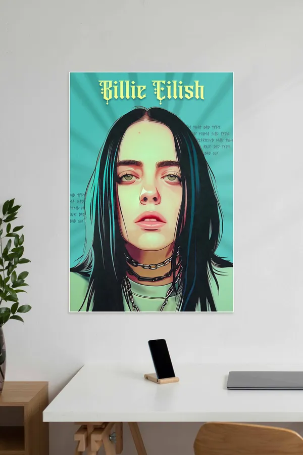 Billie_Eilish_00_Billie_Eilish_Fan_Art_Music_Artist_Poster
