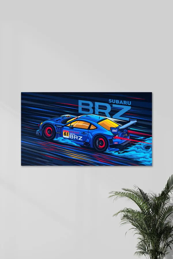 Subaru_Brz_Vector_Style_Cars_01_Car_Posters