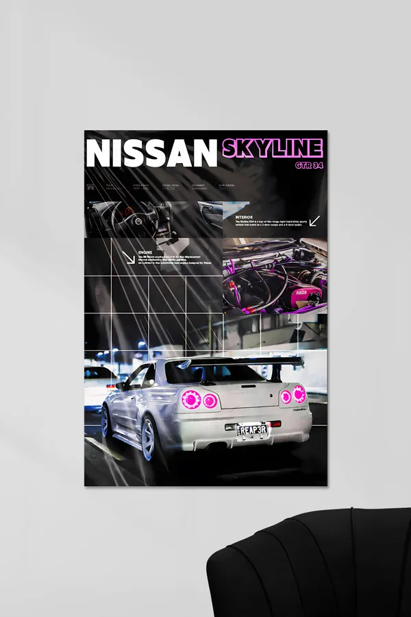 Nissan_Skyline_Automotive_Art_02_Car_Posters