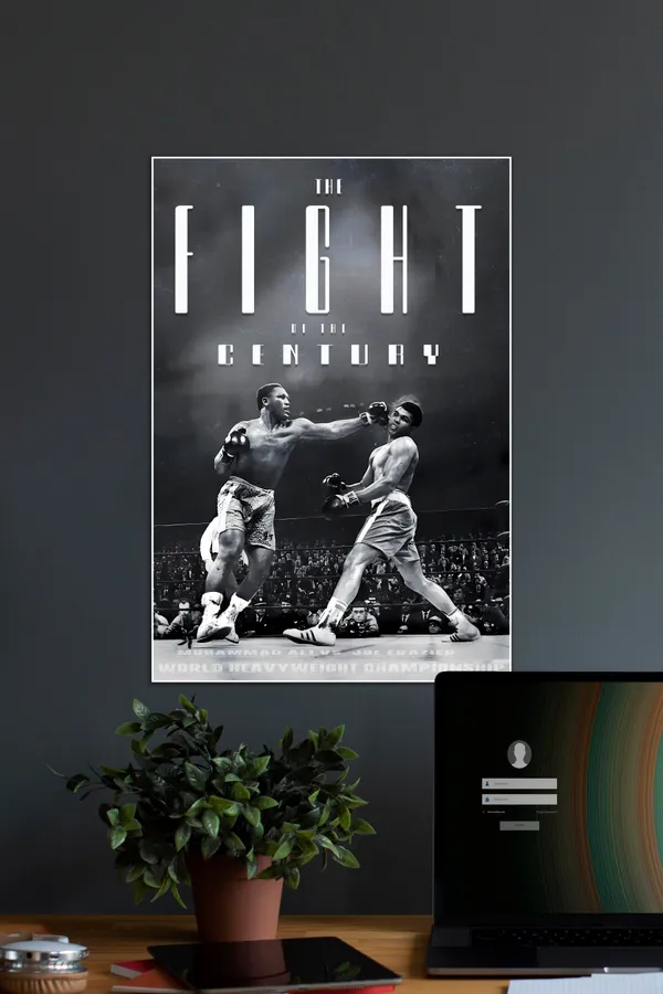 The_Fight_Of_The_Century_Heavyweight_Boxing_Champions_Gym_Poster