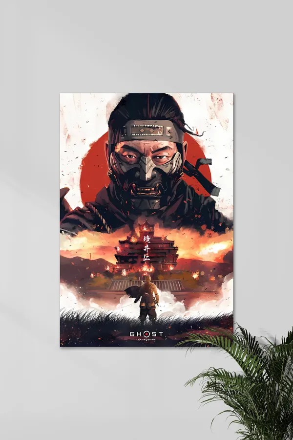 Samurai_Warriors_Ghost_Of_Tsushima_Game_Posters