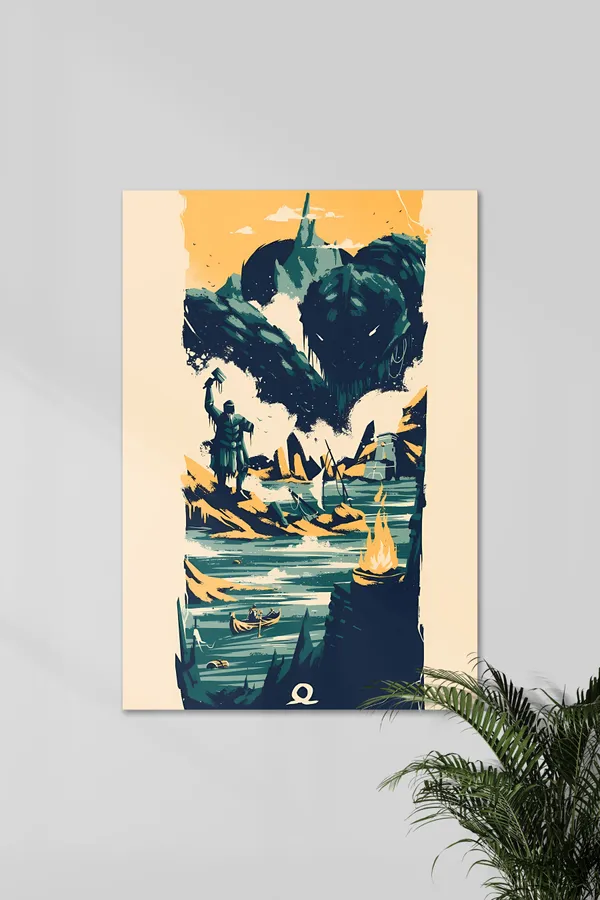 God_Of_War_Ragnarok_Vector_Art_Game_Posters