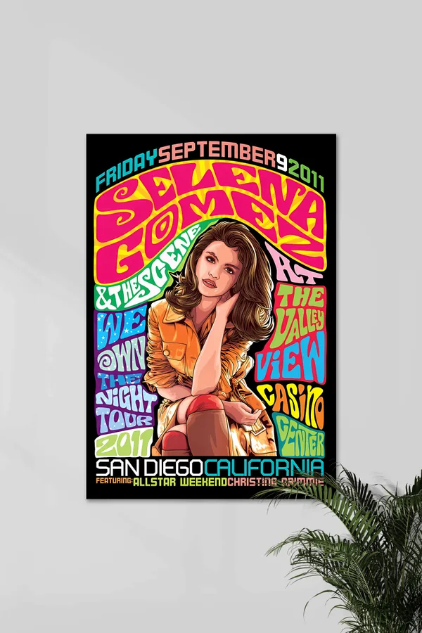 Selena_Gomez_At_San_Diego_Art_Selena_Gomez_05_Music_Artist_Poster