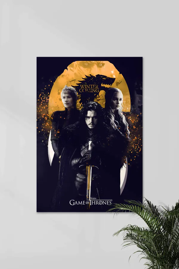 Jon_Snow_X_Daenerys_X_Cercei_Lannister_Got_Series_Poster