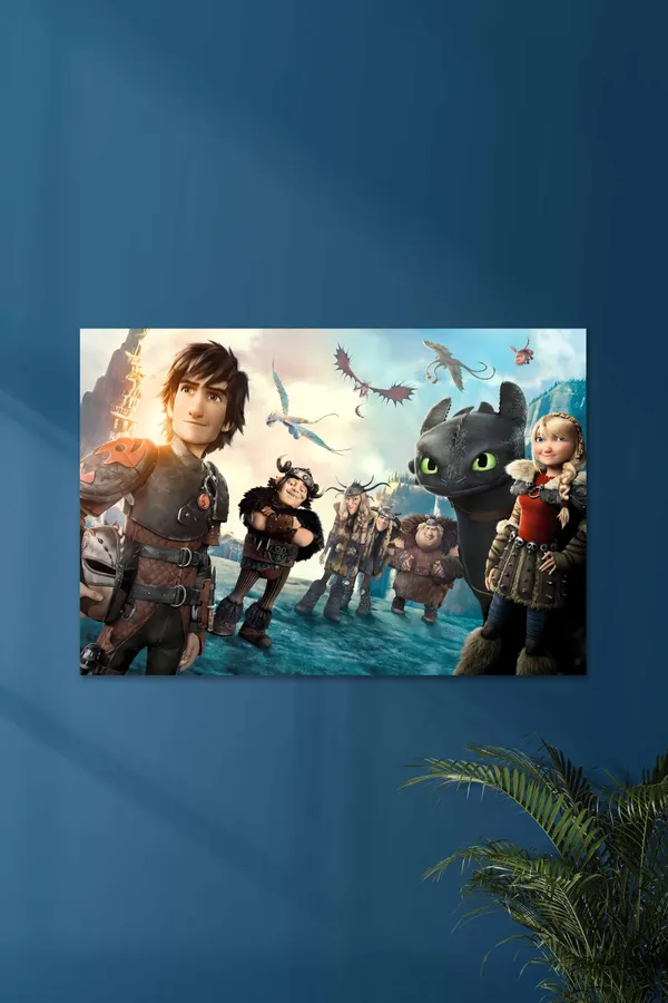 How_To_Train_Your_Dragon_Animation_Movie_Poster