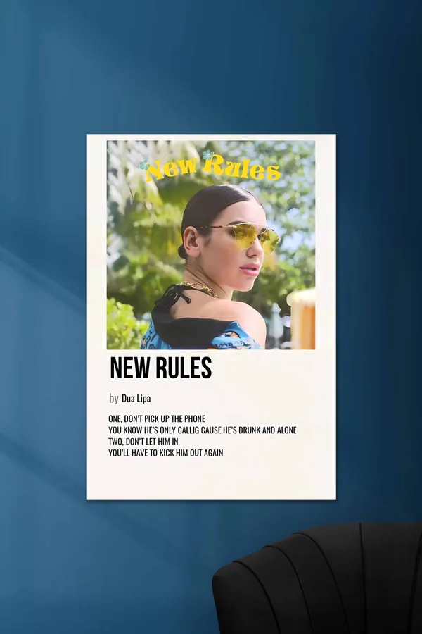 New_Rules_X_Dua_Lipa_Music_Card_Music_Artist_Poster