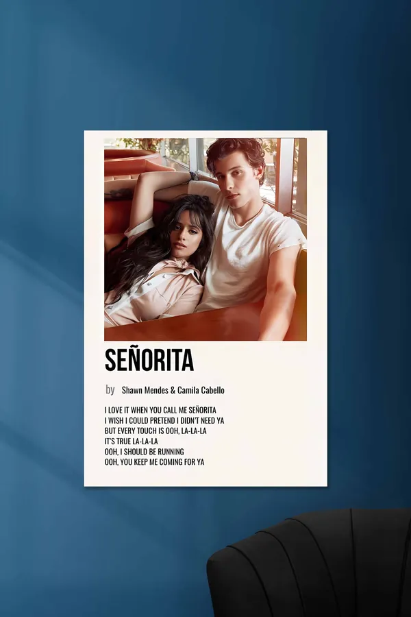 Senorita_X_Shawn_Mendes_Camila_Cabello_Music_Card_Music_Artist_Poster