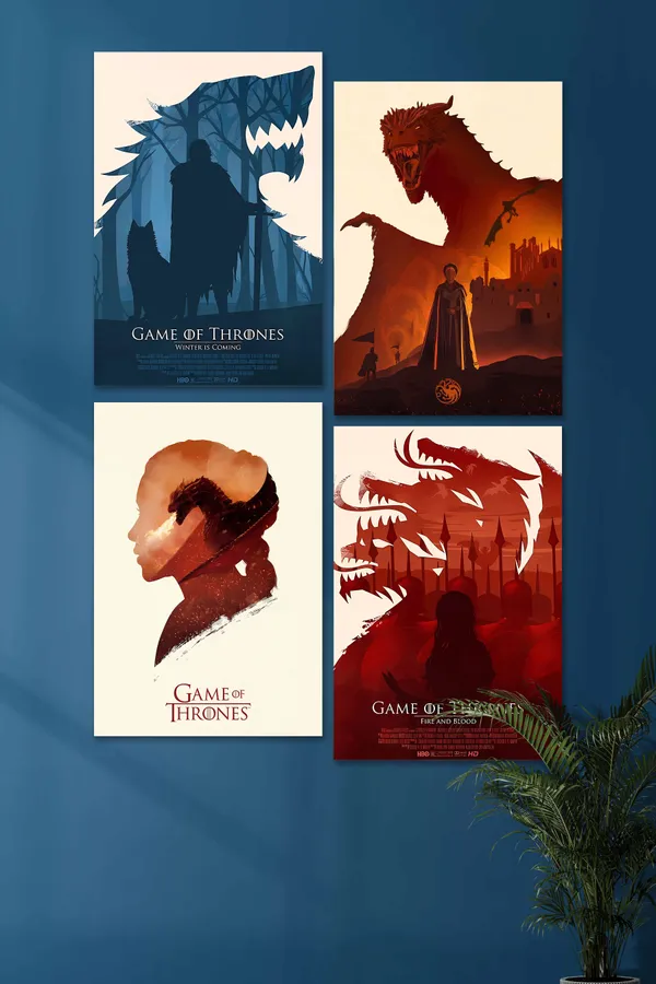 Blood_And_Fire_Four_Set_Game_Of_Thrones_4_Piece_Set