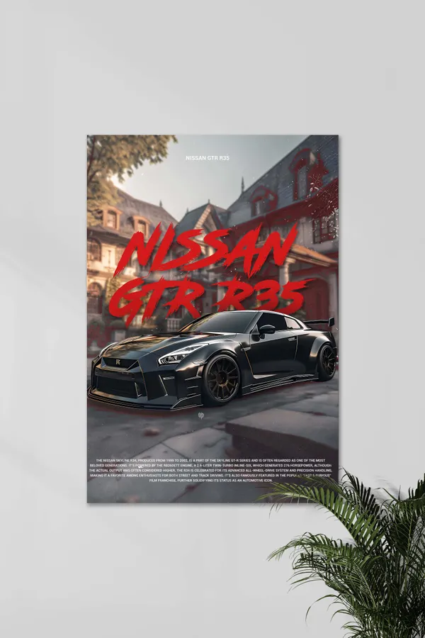 Black_Nissan_Gtr_R35_Concept_Cars_04_Car_Posters