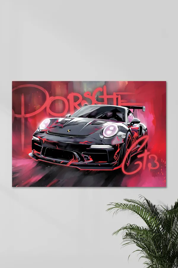 Porsche_Gt3_Vector_Cars_02_Car_Posters
