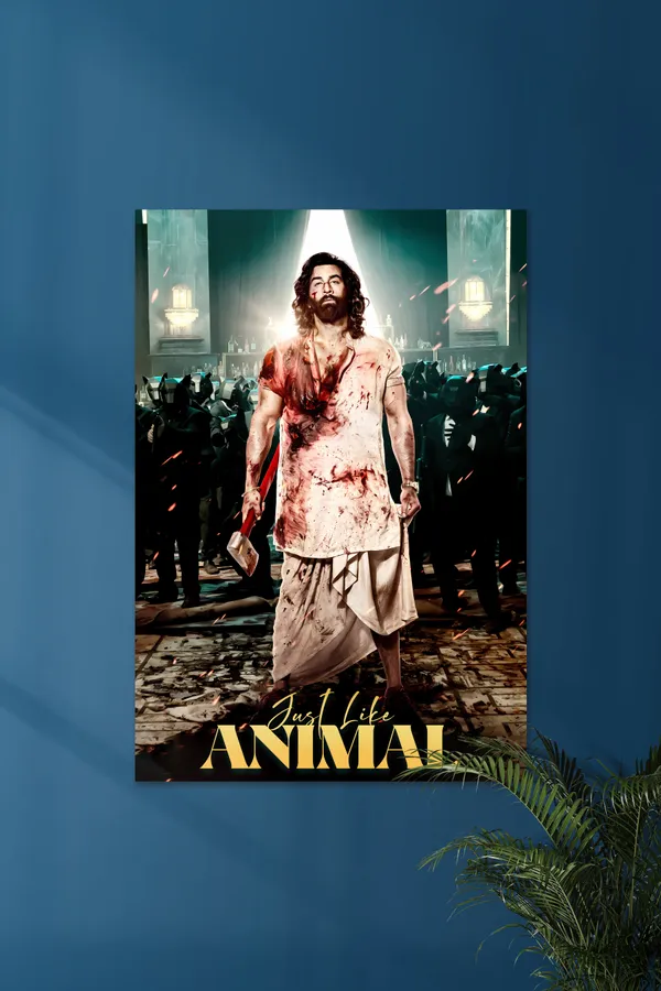 Just_Like_Animal_Ranbir_Kapoor_Indian_Movie_Poster