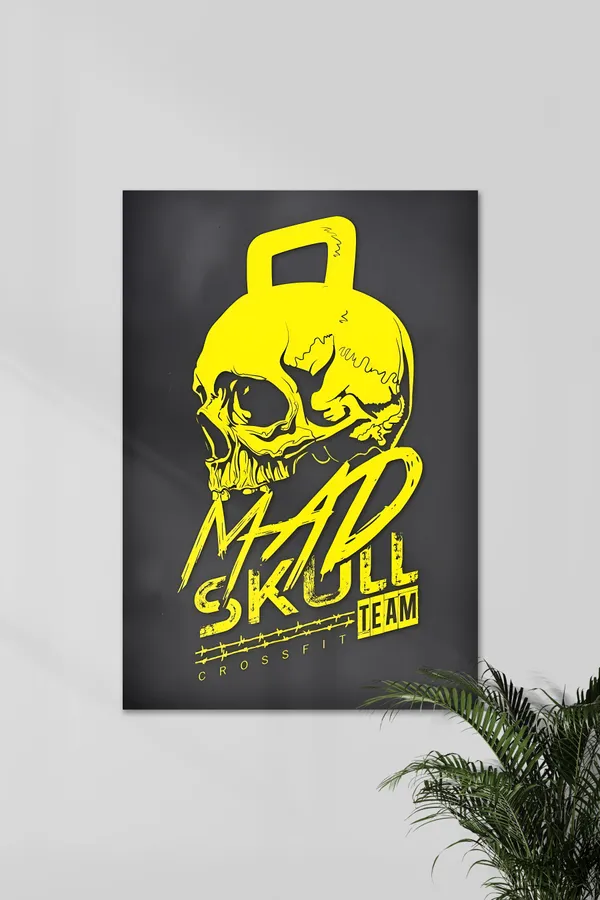 Mad_Skull_Team_Cross_Fit_Gym_Poster