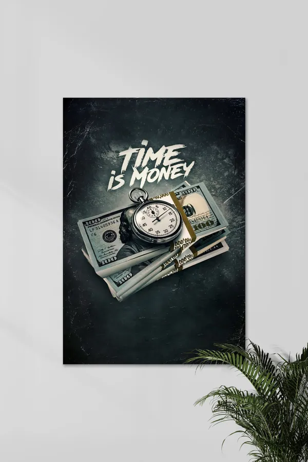 Time_Is_Money_Money_Aesthetic_Poster