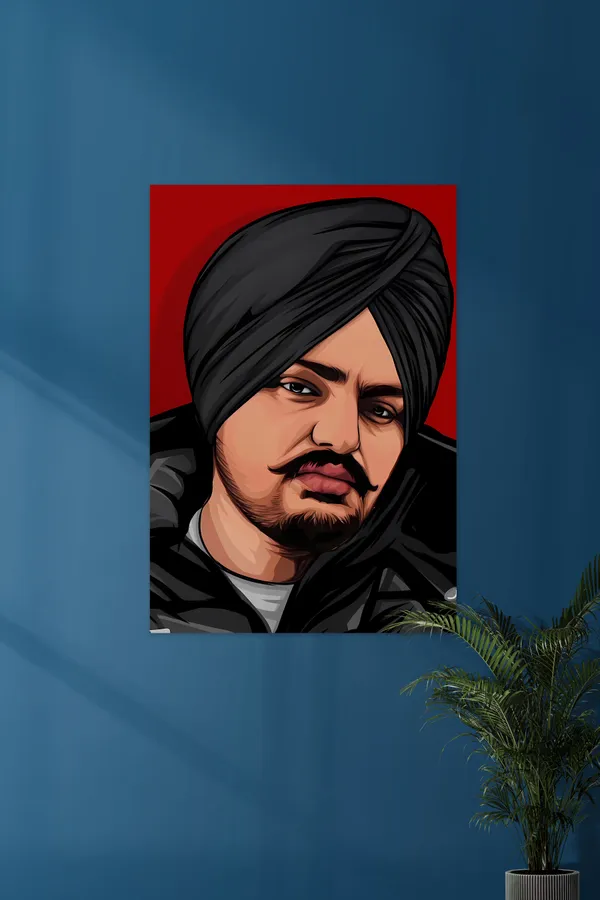 Sidhu_Moosewala_Portrait_Music_Artist_Poster