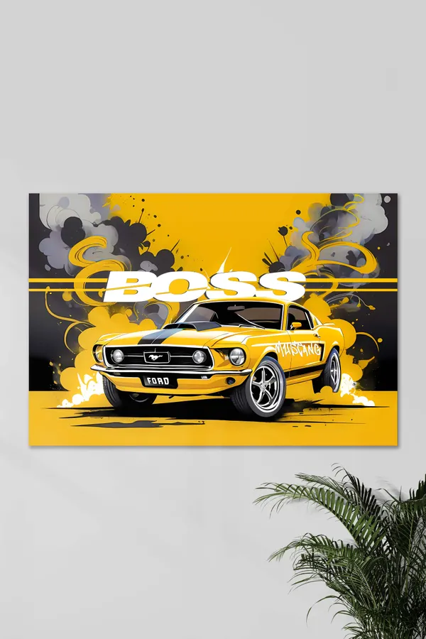Mustang_1969_Vector_Cars_02_Car_Posters