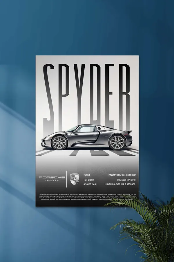 Porsche_Spyder_918_Solid_Cars_01_Car_Posters