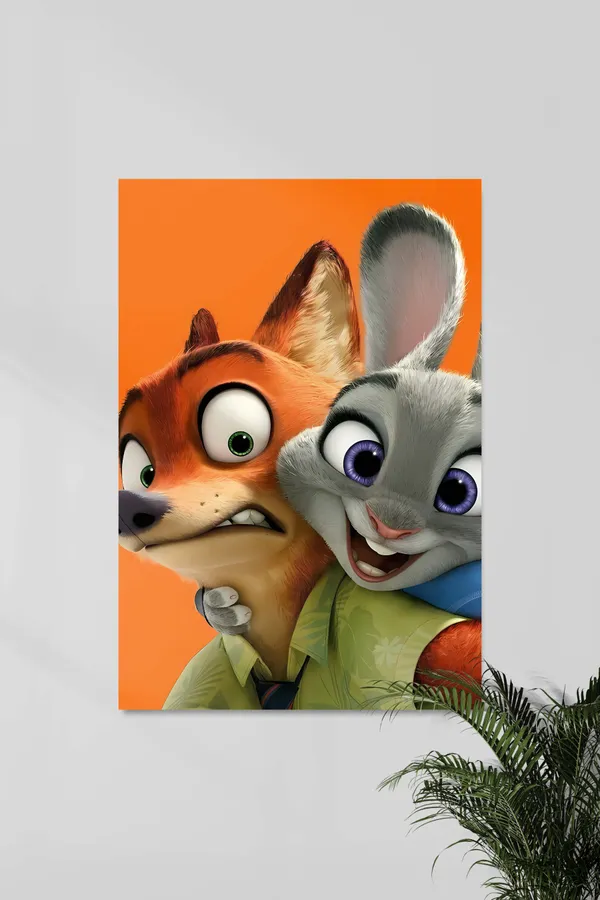 Nick_Judy_Selfie_Zootopia_Disney_Movie_Poster