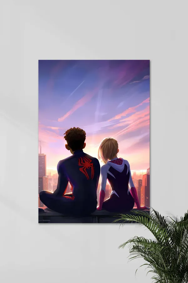 Peter_Gwen_Together_Across_The_Spiderverse_Mcu_Movie_Poster