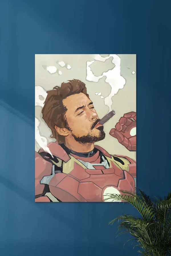 Thug_X_Tony_Stark_Iron_Man_Mcu_Poster
