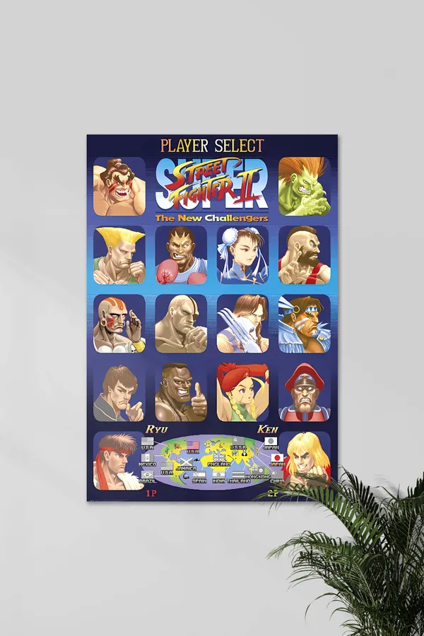 The_New_Challengers_Super_Street_Fighter_Ii_Game_Posters