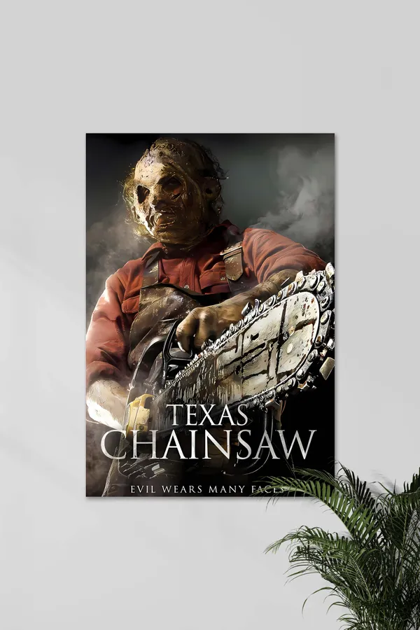 Evil_Wears_Many_Faces_Texas_Chainsaw_Horror_Movie_Poster