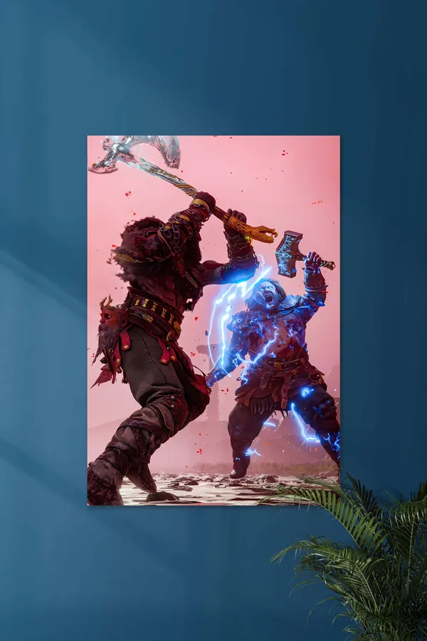 God_Of_War_Vs_God_Of_Thunder_01_Game_Posters