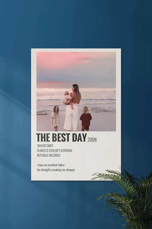 The_Best_Day_X_Taylor_Swift_Music_Card_Music_Artist_Poster