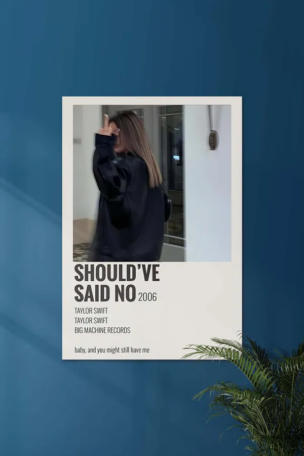 Should_Ve_Said_No_X_Taylor_Swift_Music_Card_Music_Artist_Poster