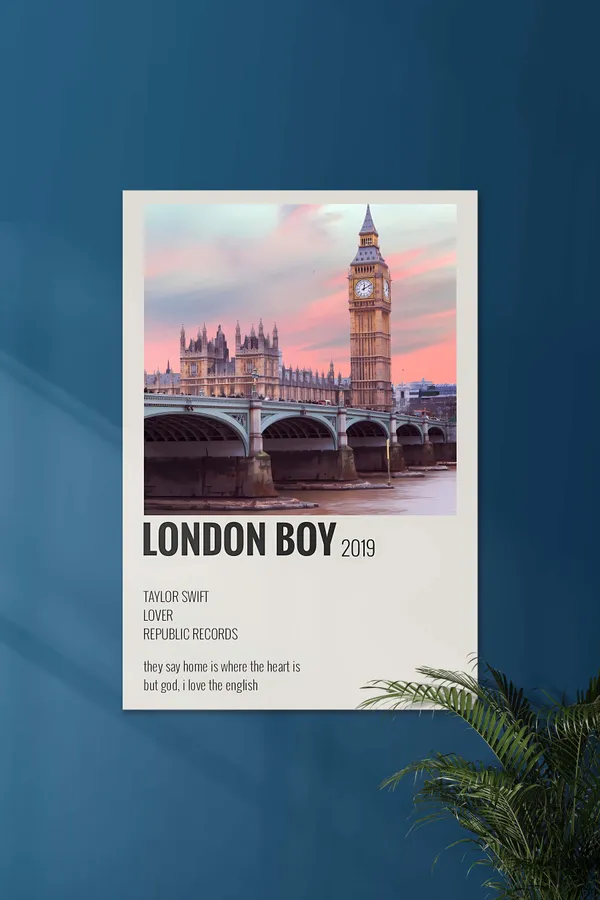 London_Boy_X_Taylor_Swift_Music_Card_Music_Artist_Poster