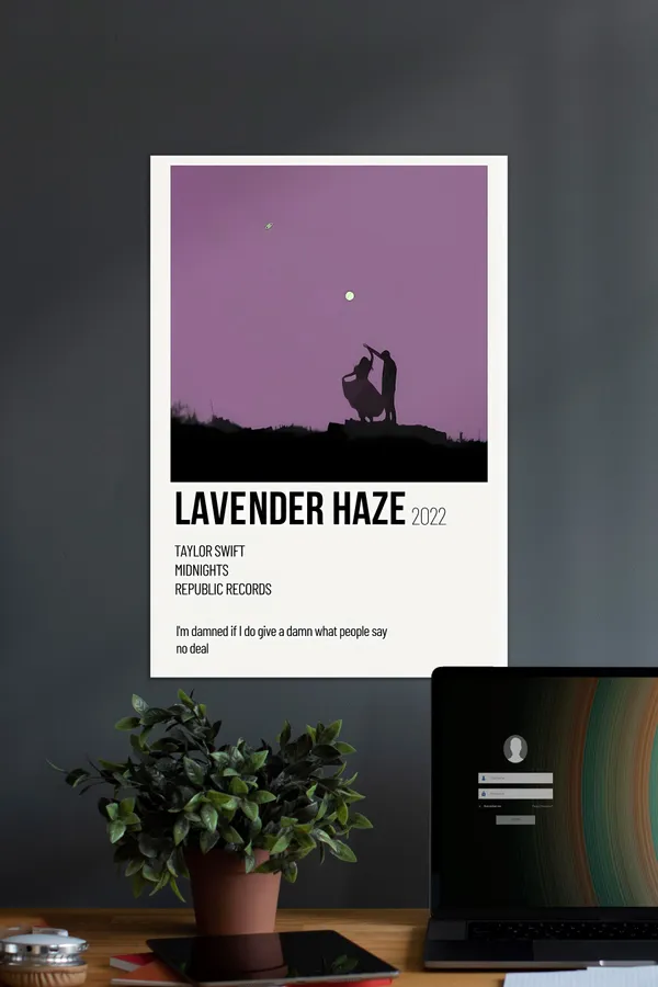 Lavender_Haze_Music_Card_Music_Artist_Poster