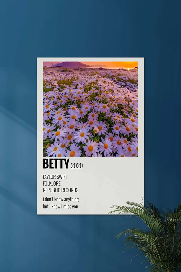 Betty_X_Taylor_Swift_Music_Card_Music_Artist_Poster