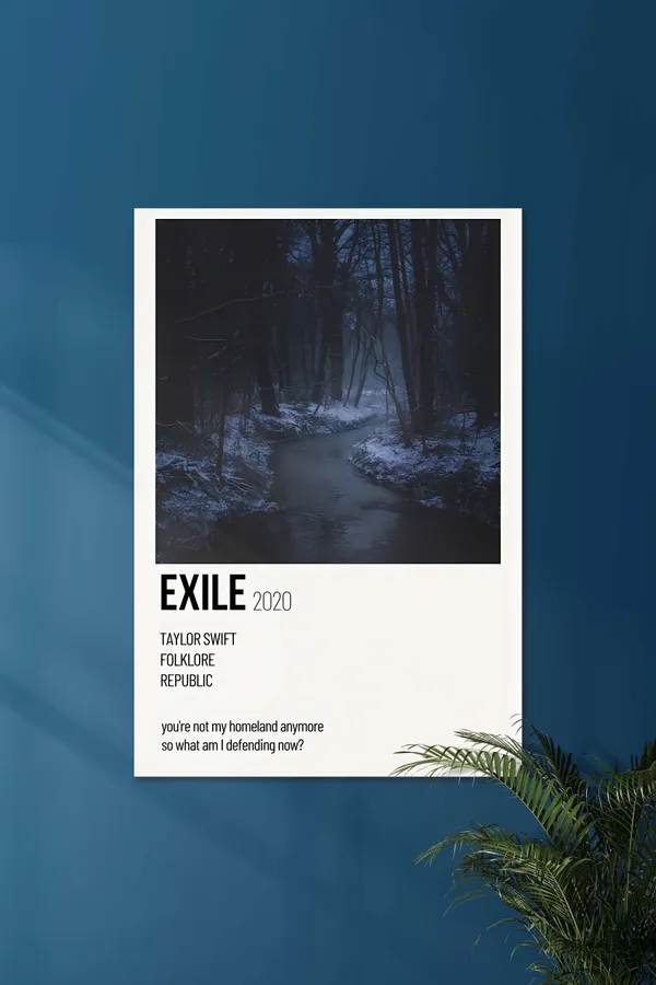Exile_X_Taylor_Swift_Music_Card_Music_Artist_Poster