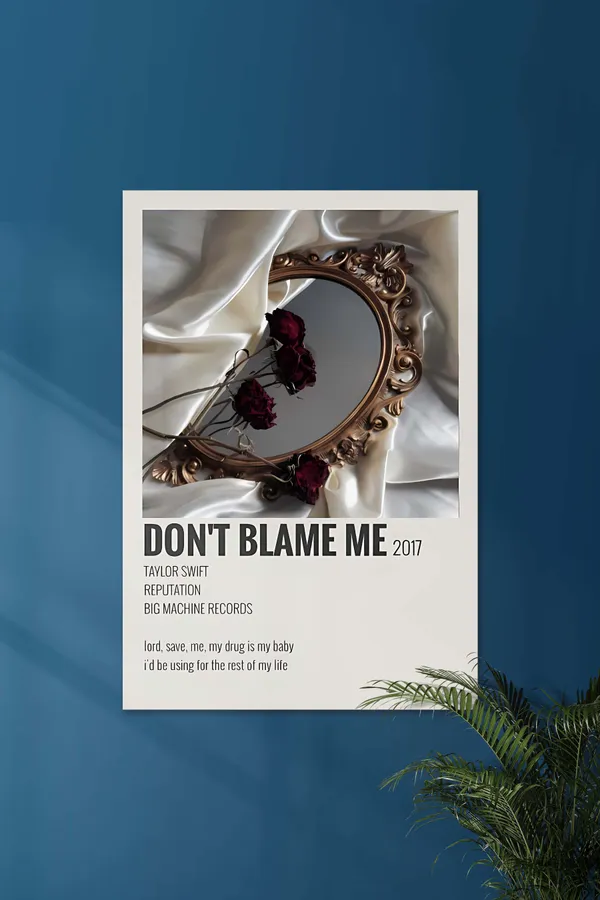 Don_T_Blame_Me_X_Taylor_Swift_Music_Card_Music_Artist_Poster